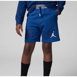Nike Boys Mdn Air Jordan Gym 23 Blocked French Terry Shorts True Blue 95C160-B65